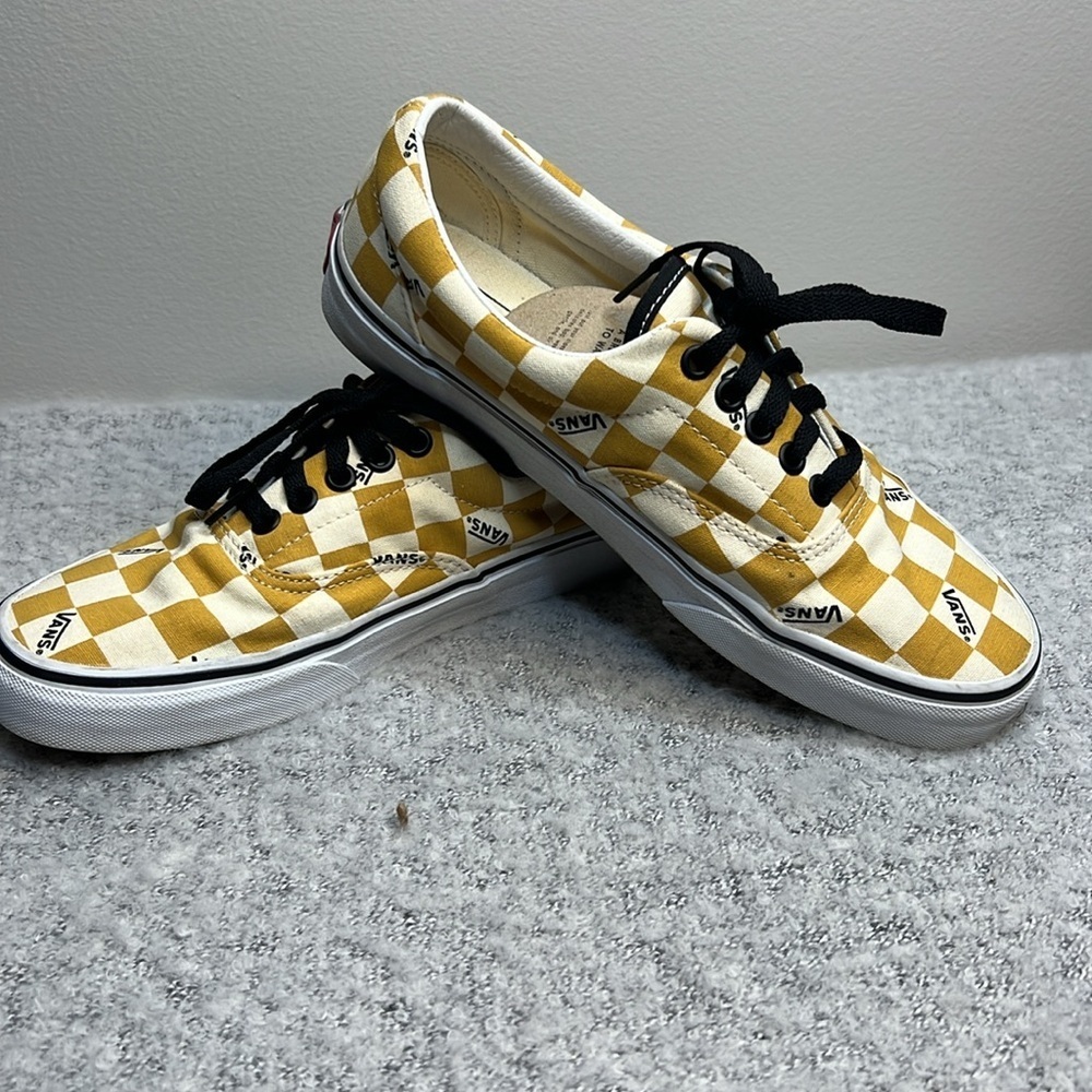 Mens Vans Era Big Check Yolk Yellow - EUC! Unisex - Crosslisted - Picture 16 of 16